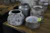 (4) - HIGH QUALITY CLAY POTTERY VASES - 2
