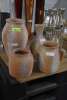 (4) - HIGH QUALITY CLAY POTTERY VASES - 2
