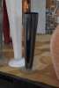 (4) - TALL CYLINDER GLASS VASES - 3
