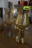 (2) - DECORATIVE GLASS VASES