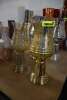 (2) - DECORATIVE GLASS VASES - 3