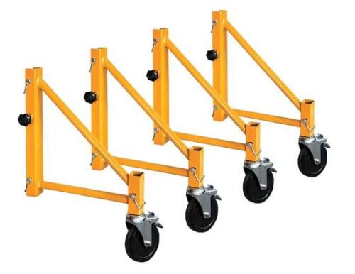 (1) OUTRIGGERS WITH CASTERS