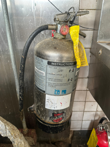 WET CHEMICAL FIRE EXTINGUISHER.