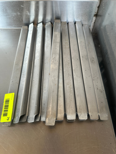 (18) 12" STAINLESS DIVIDERS.