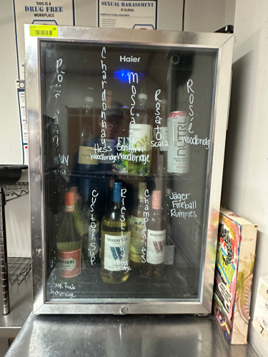 GLASS DOOR MERCHANDISER COOLER.