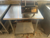 30" X 24" STAINLESS TABLE. - 3