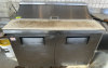TRUE 60" REFRIGERATED SANDWICH PREP TOP.