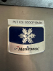 MANITOWOC 600 LB. AIR COOLED ICE HEAD W/ STORAGE BIN. - 4