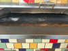 WOOD STONE CORP COMMERCIAL STONE HEARTH PIZZA OVEN WITH TILE-FACED EXTERIOR AND FRONT-LOADING DECK. DESIGNED FOR HIGH-VOLUME PIZZA AND ARTISAN BREAD BAKING, FEATURING A STONE COOKING SURFACE AND INTEGRATED CONTROL PANEL. - 5