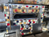 WOOD STONE CORP COMMERCIAL STONE HEARTH PIZZA OVEN WITH TILE-FACED EXTERIOR AND FRONT-LOADING DECK. DESIGNED FOR HIGH-VOLUME PIZZA AND ARTISAN BREAD BAKING, FEATURING A STONE COOKING SURFACE AND INTEGRATED CONTROL PANEL. - 9