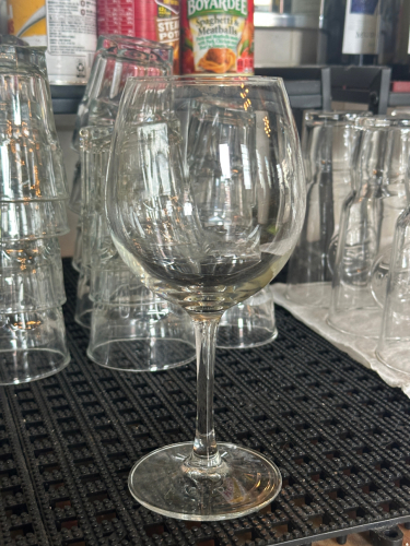 (6) WINE GLASSES