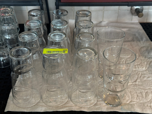 (14) PEPSI GLASSES
