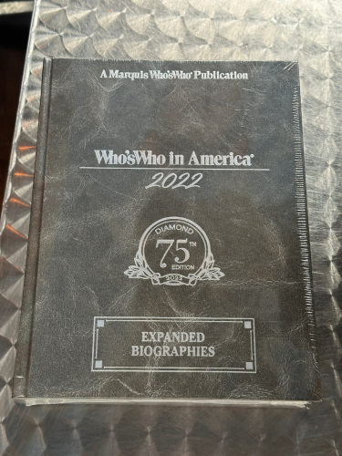 WHO'S WHO IN AMERICA 2022 BOOK