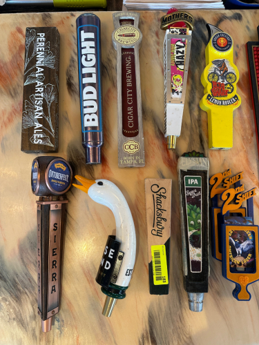 (10) ASSORTED TAP HANDLES