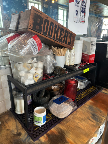 (1) LOT OF MISC BAR SUPPLIES