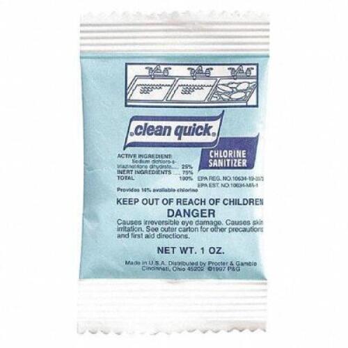 DESCRIPTION: (10) PACKETS OF SANITIZER BRAND/MODEL: CLEAN QUICK #22C521 INFORMATION: UNSCENTED SIZE: 1 OZ QTY: 10