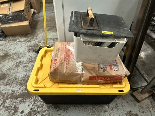 SLATE CHEESE BOARD, BURGER PRESS, AND MISC.