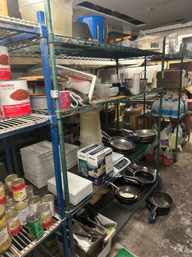 60" X 18" FOUR TIER WIRE RACK