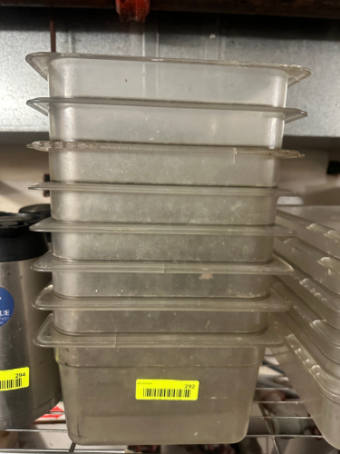(7) 1/2 SIZE PLASTIC INSERTS