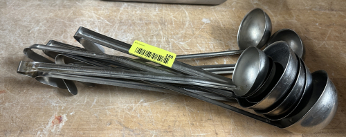 (8) ASSORTED STAINLESS LADLES