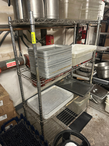 48" X 12" FOUR TIER WIRE RACK