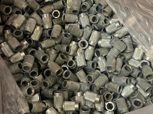(1) CASE OF BUSHINGS FOR EZ POWER SCREW DRIVERS ( ALUMINUM )