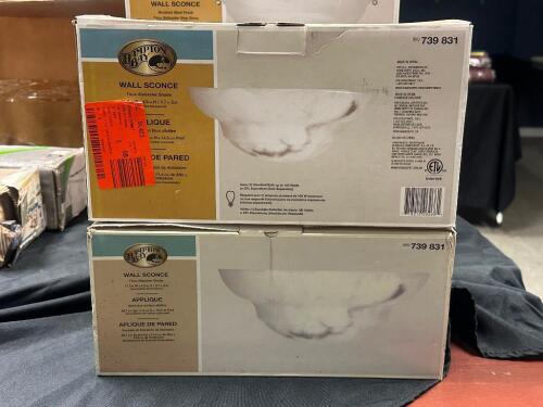 (2) HAMPTON BAY WALL SCONCES