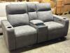 MACYS GREYMEL FABRIC POWER RECLINING LOVESEAT W/WIRELESS CHARGER - 3