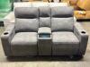 MACYS GREYMEL FABRIC POWER RECLINING LOVESEAT W/WIRELESS CHARGER - 4