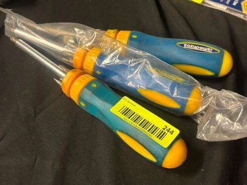(3) EZ POWER MULTI BIT SCREW DRIVERS