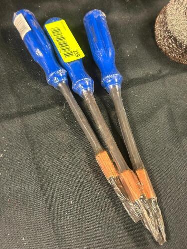 (3) 6" EZ POWER SCREW DRIVERS.