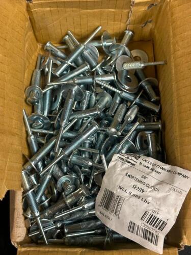 (1) BOX OF 3/8" SHORTENING CLUTCH G100
