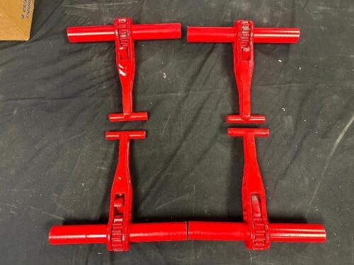 (4) HEAVY DUTY LOAD BINDERS ( NEW )