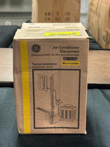 (2) GE AIR CONDITIONER DISCONNECT 60 AMP
