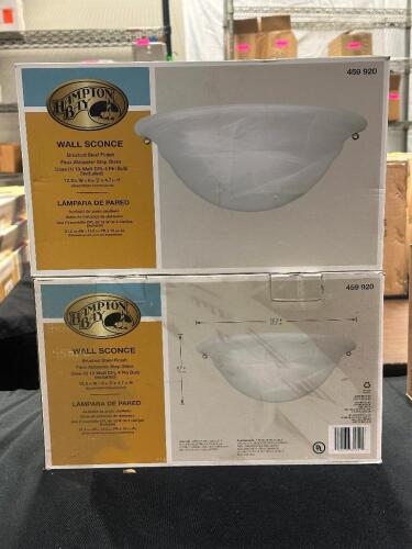 (2) HAMPTON BAY WALL SCONCES