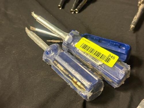 (3) EZ POWER MULTI BIT SCREW DRIVERS