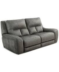MACYS TERRINE 2PC FABRIC POWER RECLINER