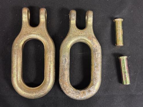 (2) HEAVY DUTY CLEVIS WITH PINS