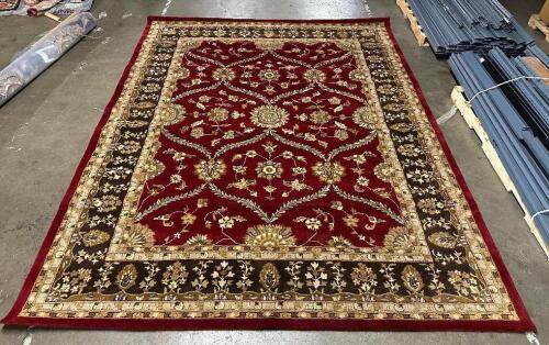 9' X 12' RED AREA RUG