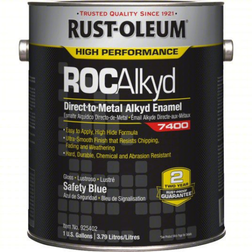 (2) SAFETY BLUE PAINT