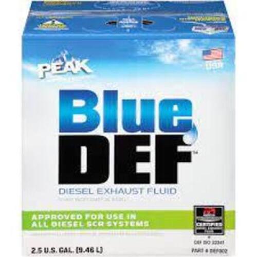 DESCRIPTION: (1) EXHAUST FLUID BRAND/MODEL: DEF #22241 RETAIL$: $18.63 EA SIZE: 2.5 GALLON QTY: 1