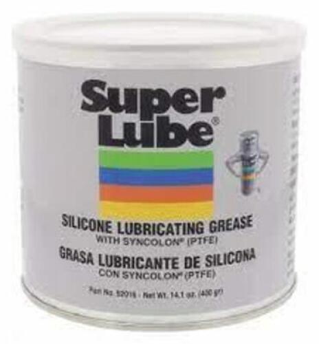 DESCRIPTION: (4) SILICONE LUBRICATING GREASE BRAND/MODEL: SUPER LUBE RETAIL$: $17.77 EA SIZE: 14.1 OZ QTY: 4