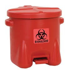 (1) BIOHAZARD WASTE CAN