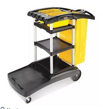 (1) HIGH CAPACITY JANITOR CART