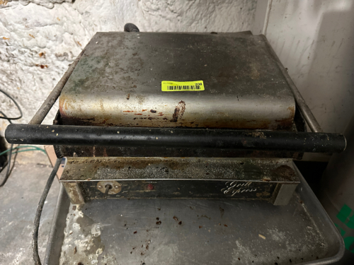 GRILL EXPRESS PANINI MACHINE.