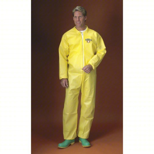 (3) COLLARD CHEMICAL RESISTANT COVERALLS