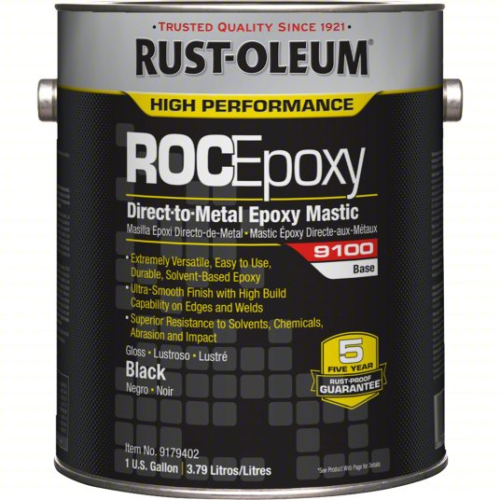 (2) BLACK EPOXY MASTIC / WITH ACTIVATOR