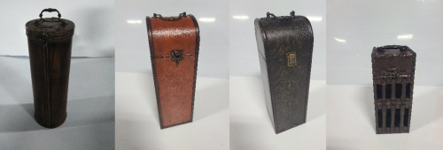(4) WINE STORAGE CASES