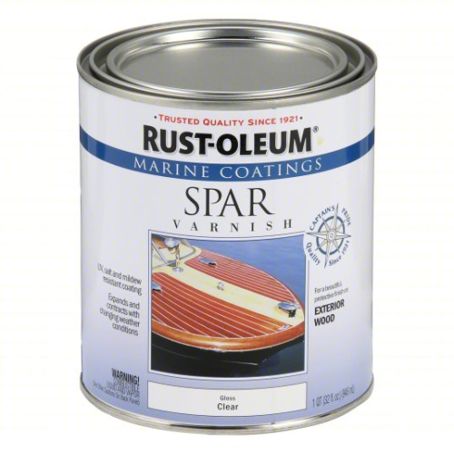 (4) CLEAR MARINE SPAR VARNISH