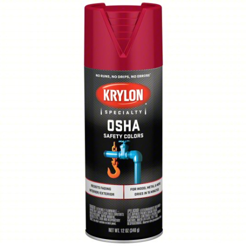 (6) SAFETY RED SPRAY PAINT